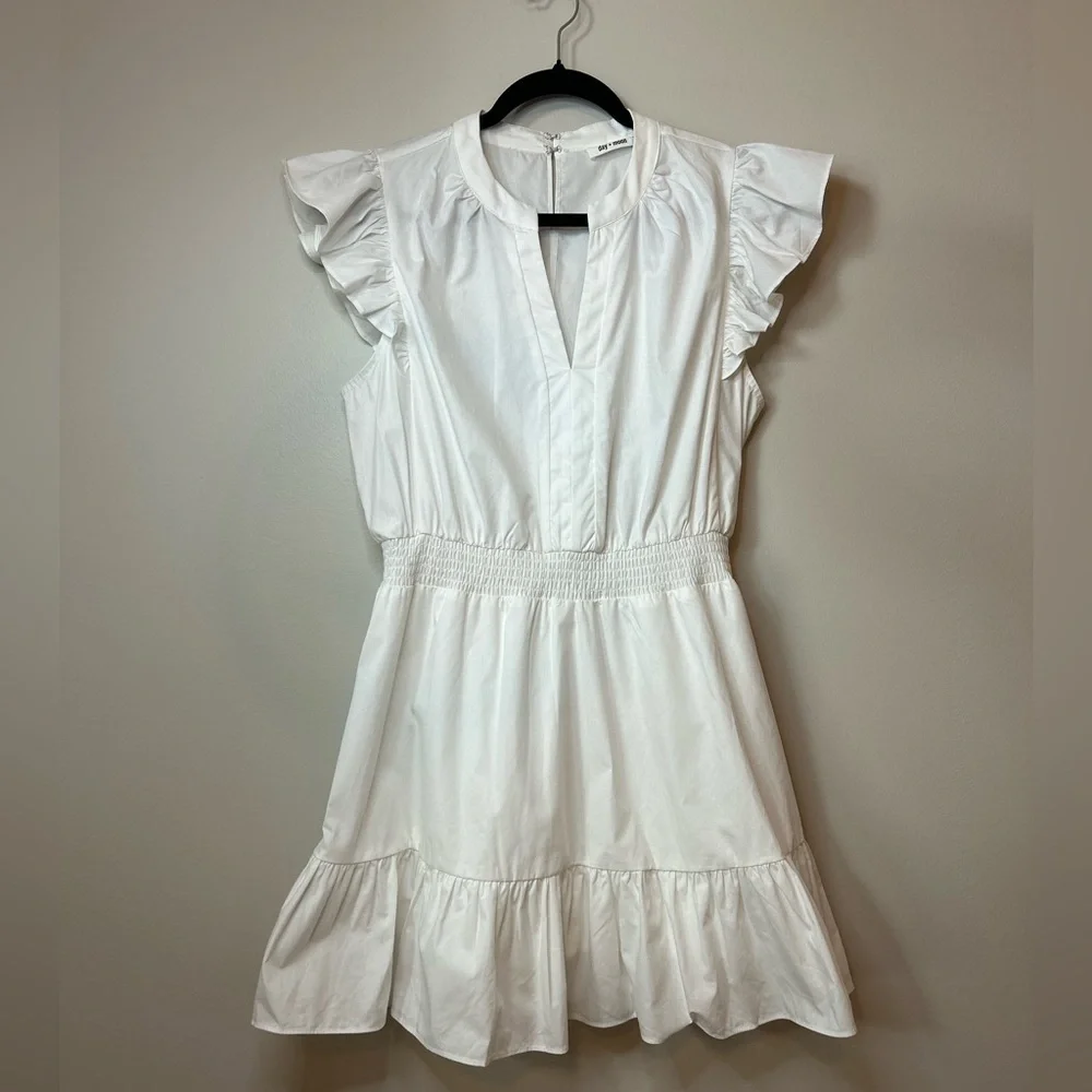 Day + Moon Sammy Romper Dress White Size L - Picture 4 of 8